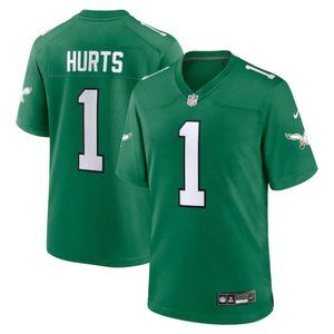 Nike Jalen Hurts Kelly Green Philadelphia Eagles Alternate Players Jersey